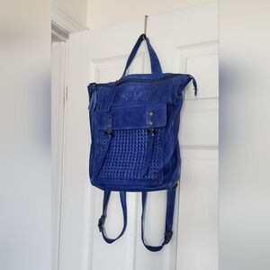Nico Bossi leather backpack purse